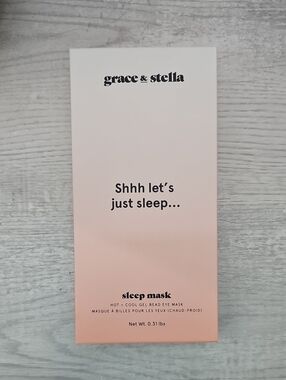 Grace & Stella Hot Cool Gel Bead Eye Sleep Mask NIB